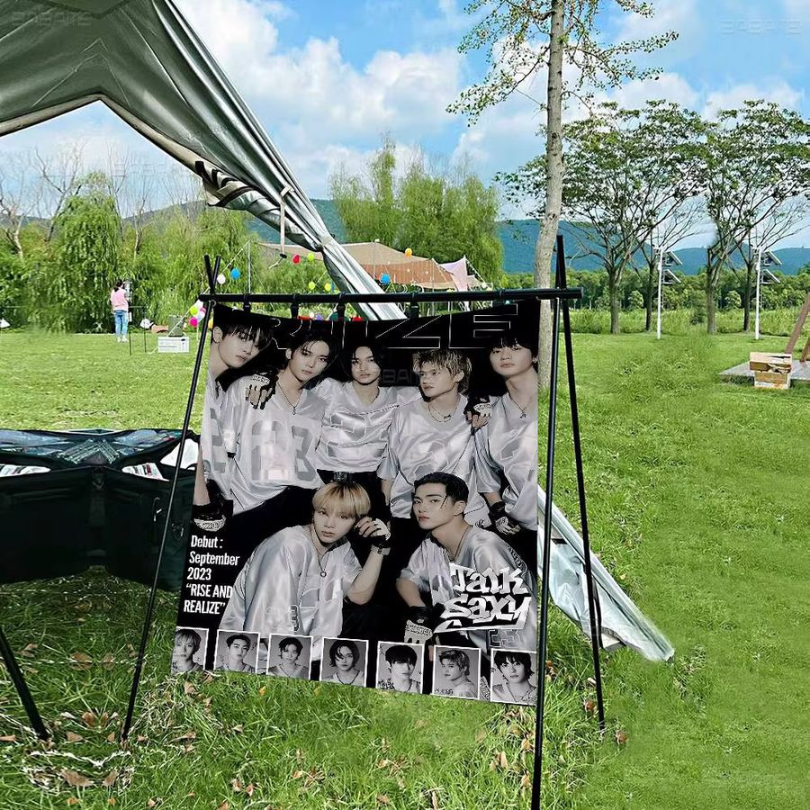 Kpop Band R-RiizeS Cartoon Flagge Wandbehang Multicolor für dein Zimmer und Home Decor - Bild 5
