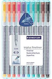 STAEDTLER Triplus 334 Fineliner Set, 10er-Mix, Mehrfarbig - Bild 1