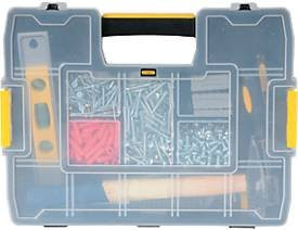 STANLEY Organizer SortMaster Junior Sortimentskasten mit 14 Fächern, Schwarz-Gelb, B: 37,0 cm, T: 29,2 cm, H: 6,7 cm - Bild 3