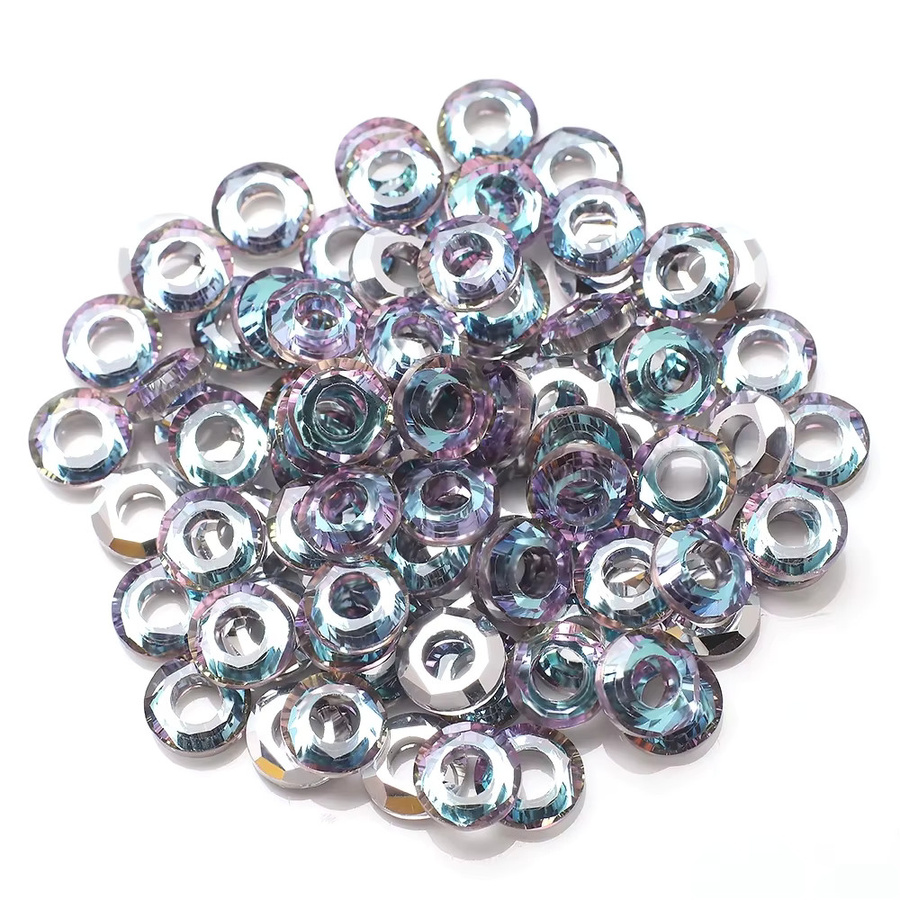 YUANZHIRUN Perle Glas, Kristall, Violet, 8/10/14/20mm - Bild 2