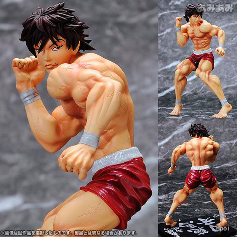 Bandai Baki die Grappler Hanma Baki und Hanma Yujiro Actionfiguren, PVC - Bild 5