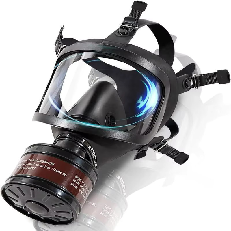 Atemschutzmaske MF14/87 Vollgesichts-Gasmaske mit Aktivkohlefilter in Schwarz zum Schutz vor Dampf, Chemikalien und Nuklearkontaminationen - Bild 4