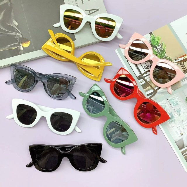 ZUXUB Kinder-Sonnenbrille, Vollrand, Cat-Eye, Kunststoff - Bild 1