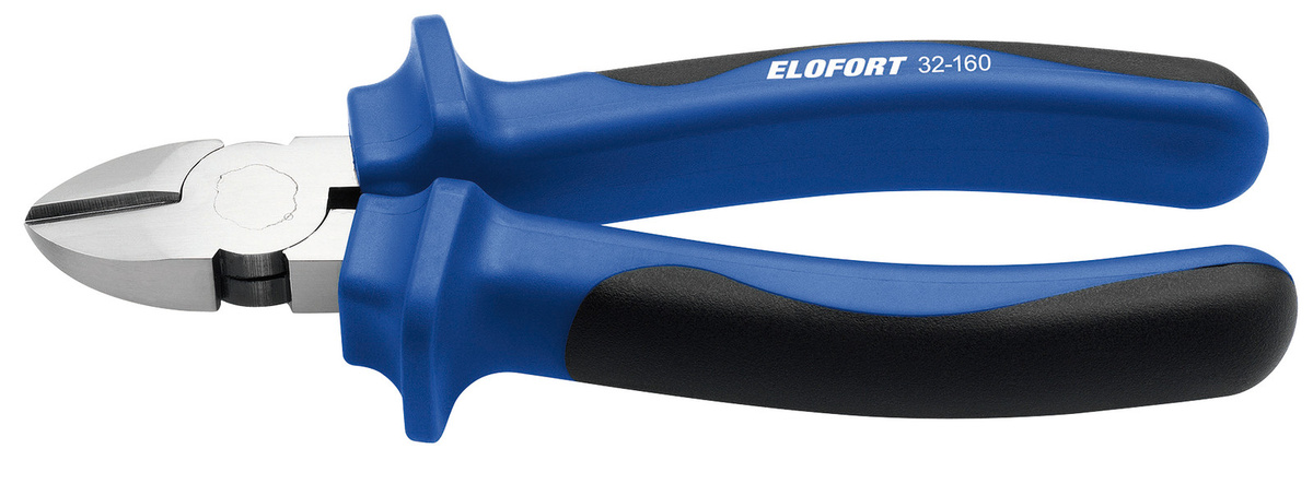 Elofort Seitenschneider 32-160 für harten Draht Ø 1,4 bis 2,8 mm in Blau - Bild 1