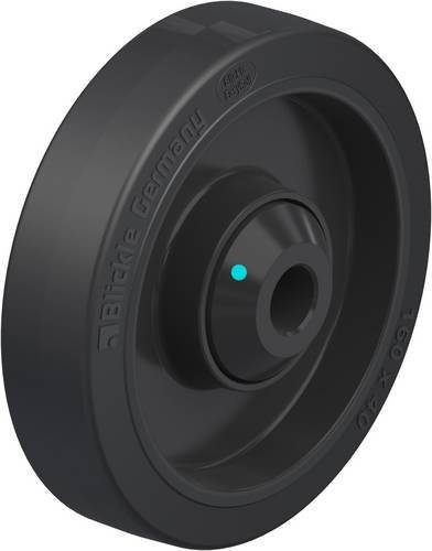 Blickle Kunststoff-Rad POEV 161/20KAD in Schwarz mit einem Durchmesser von 160 mm und einer Tragfähigkeit von maximal 320 kg - Bild 1