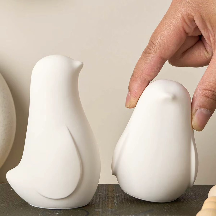 Silikonform für 3D Vogel Kerzen und DIY Kunsthandwerk Lovebird Design in Weiß - Bild 2