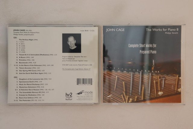 Cage Complete Short Works For Prepa von Philipp Vandre, CD - Bild 1
