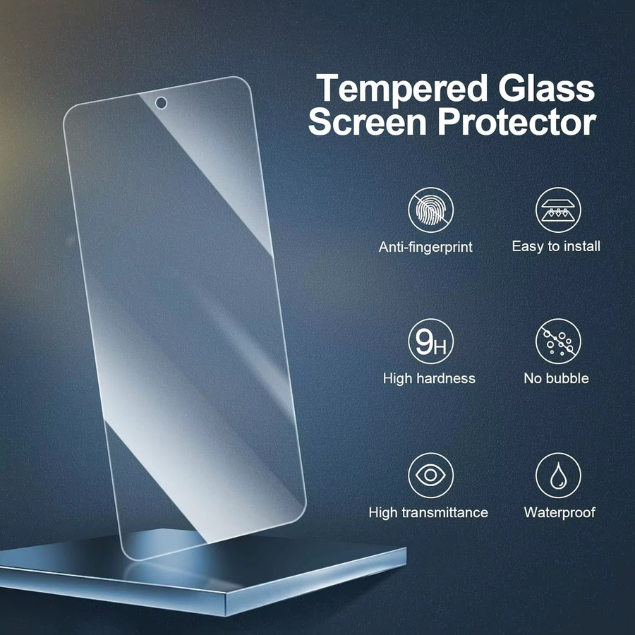 Original Premium HD 9H Schutzglas für Samsung Galaxy S26 Ultra S25 S24 S23 transparent kratzfest und fingerabdruckresistent - Bild 3