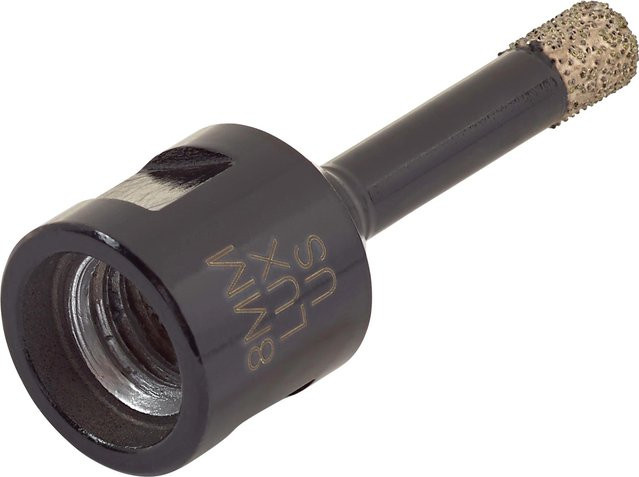 LUX-TOOLS Paraffinbohrer für Winkelschleifer, Durchmesser: 8 mm, Schwarz - Bild 1