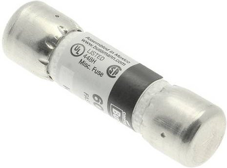 Eaton KTK-20 Superflink Sicherungseinsatz 20A 600V in Schwarz und Silber, 10 Stück - Bild 1