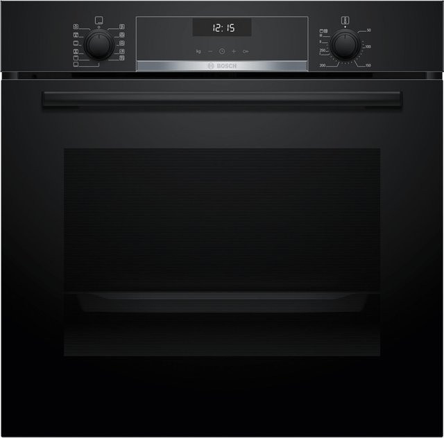 Bosch Backofen-Set HBD635CS65 mit Induktionskochfeld in Schwarz und Silber, Einbaugerät mit Heißluft, Grill und katalytischer Reinigung, Energieeffizienzklasse A+ - Bild 1