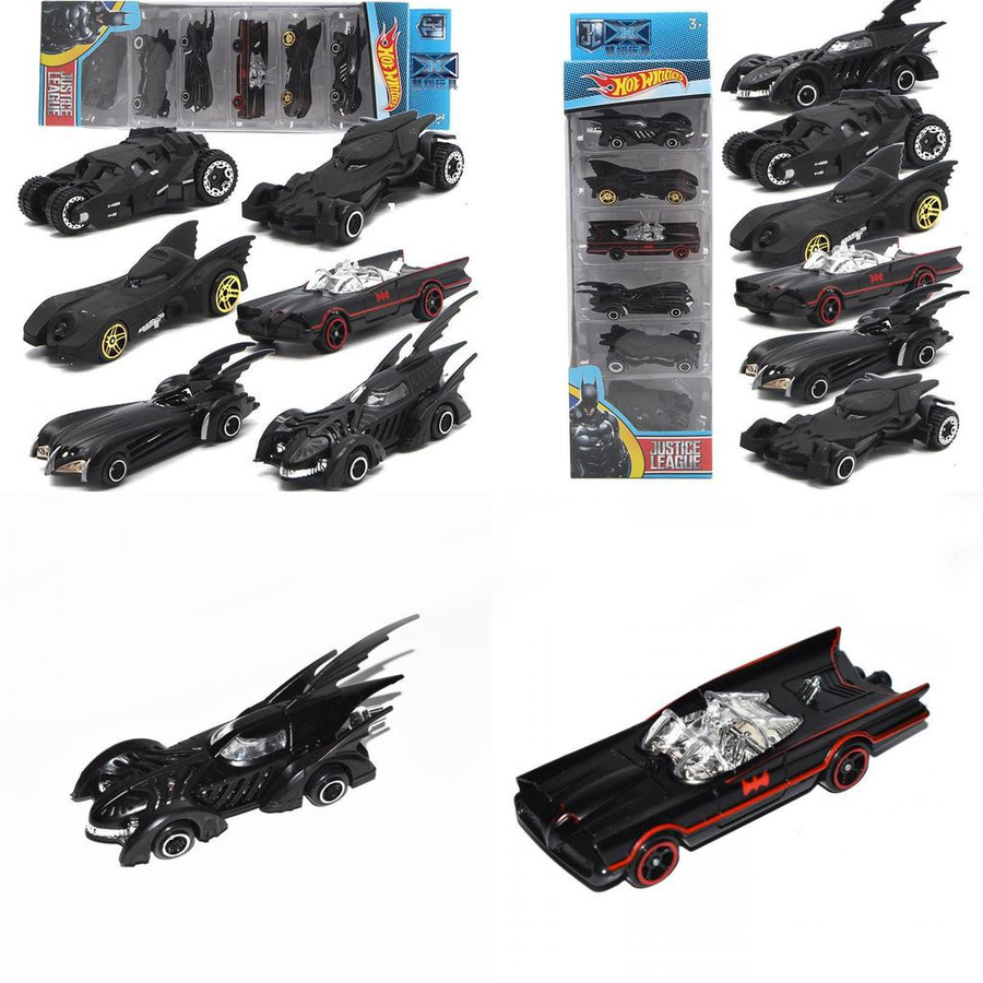Hot Wheels DC Comics Batman Batmobil 6-teiliges Modellauto-Set - Bild 2
