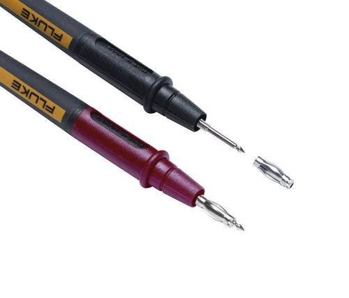 Fluke TL175E Sicherheits-Messleitungs-Set mit 4mm Lamellensteckern und Prüfspitzen, Schwarz, Rot, Weiß - Bild 1