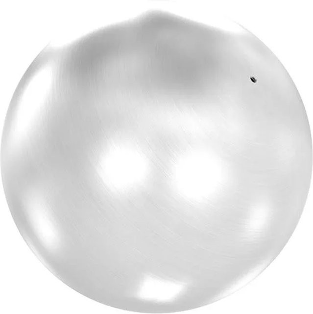 FeNau Hohlkugel aus Edelstahl V2A in Silber mit Gewinde M10, Durchmesser: 40 cm - Bild 1