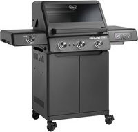 Rösle Gasgrill EPICFLAME Core 3 in Schwarz mit Gusseisen-Rost und Edelstahl-Komponenten - Bild 1