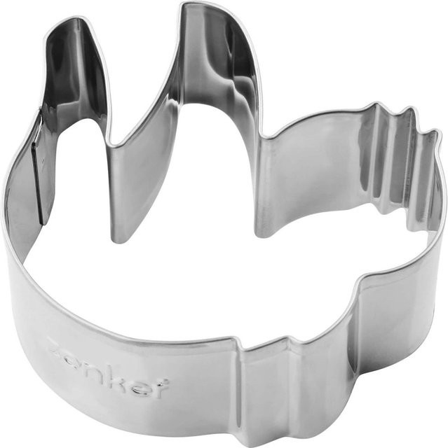 Zenker Ausstecher Faultier Happy Baking aus Edelstahl, Silber, B: 5,5 cm, H: 7,8 cm - Bild 1