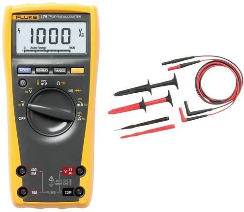 Fluke FLK-179/TL-223 Digitales Hand-Multimeter in Gelb, CAT III 1000 V, CAT IV 600V, 6000 Counts - Bild 1