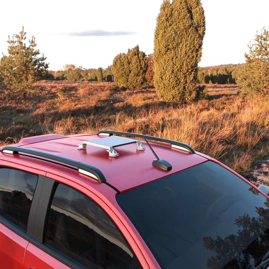 MISSUN Starlink Mini Saugnapf-Halterung mit 4 Saugnäpfen und 2 Halterungen, wasserdichte Montagehalterung für Autodach, Wohnmobile und Boote, Farbe: Weiß - Bild 5