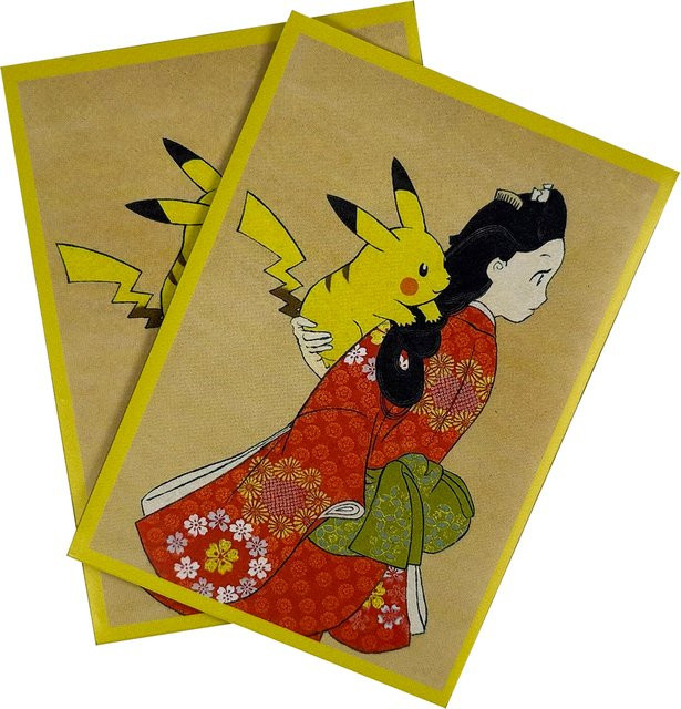 TAKARA TOMY Pokémon Pikachu- und Beauty-Kartenhüllen, 60-teiliges Set - Bild 1