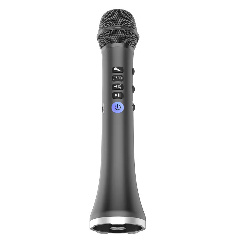Xiaokoa L-698 2in1 Bluetooth Karaoke-Mikrofon und Lautsprecher mit 15W Leistung, 4000mAh Akku, Schwarz - Bild 6