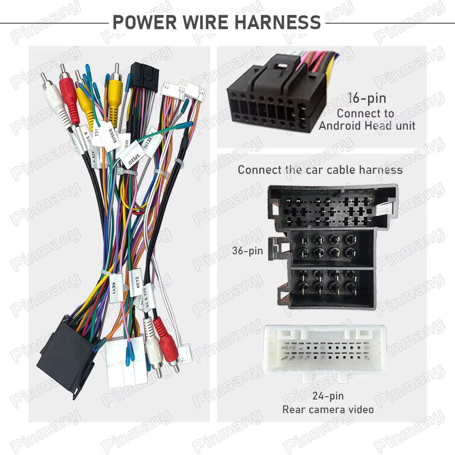 Auto-Navigationskabel CAN-Bus und SPDIF-Adapter für Hyundai Ix20 Ix35 Tucson und KIA Ceed Sorento Venga Sportage - Bild 1