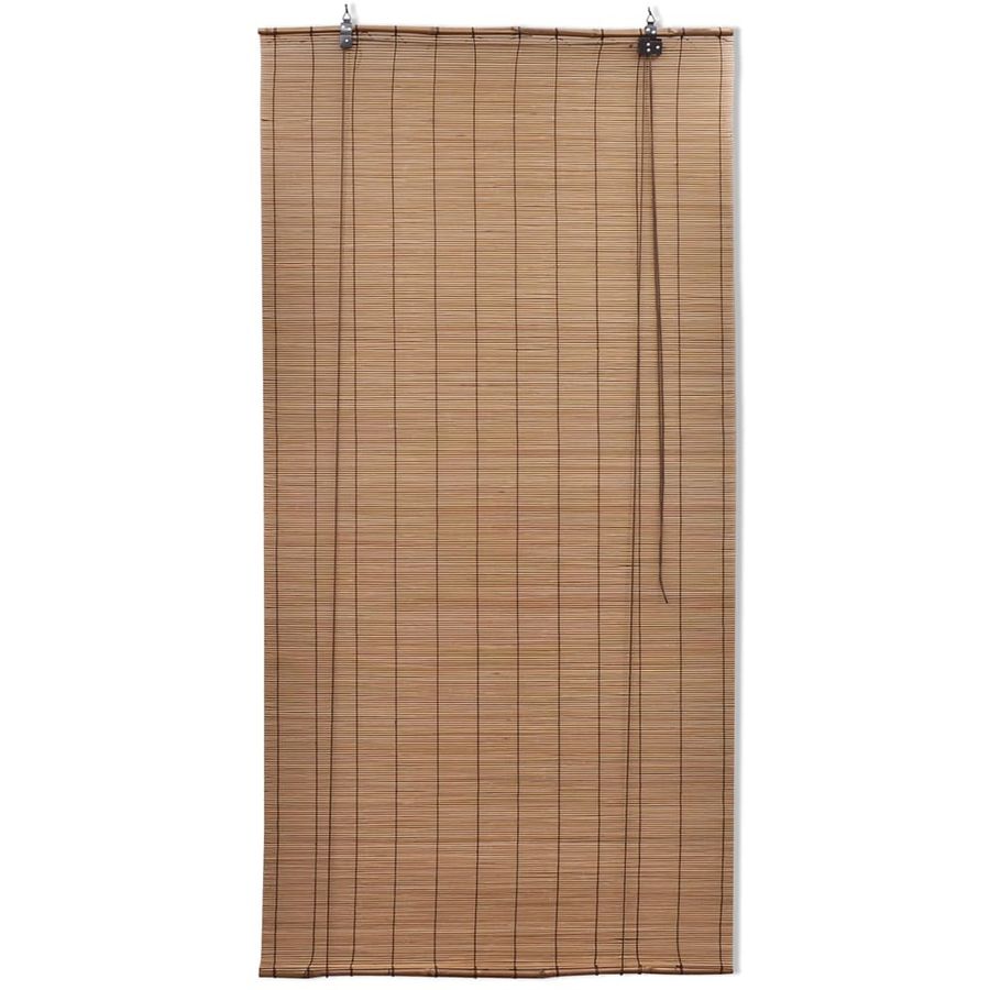 Vidaxl Bambusrollos Braun für Privatsphäre und Lichtkontrolle, B: 140 cm, H: 160 cm - Bild 2