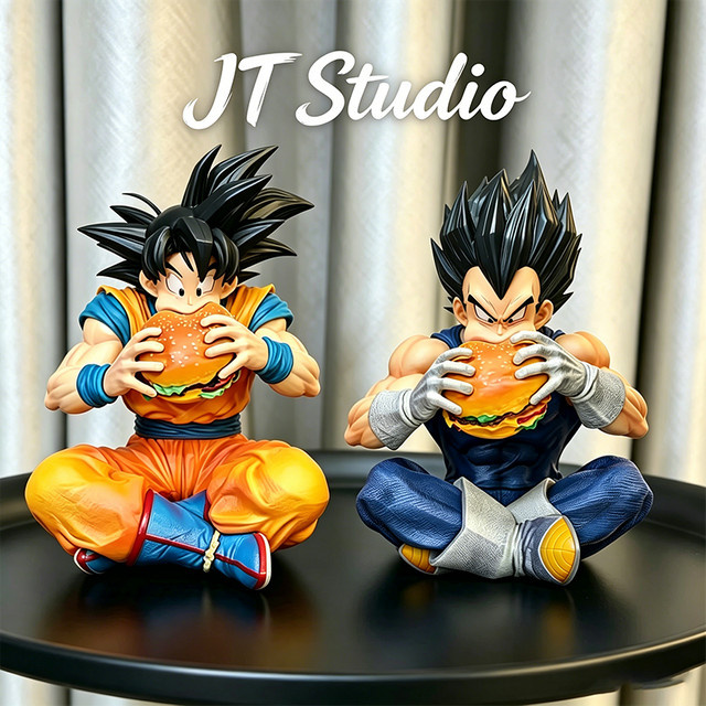 JT Studio Dragon Ball Son Goku Vegeta Figur, Actionfiguren, 15cm - Bild 1