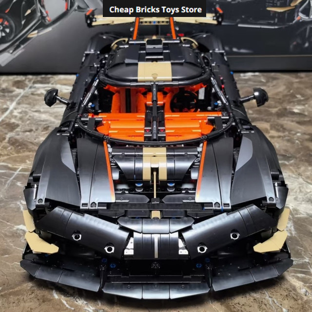 Hot Toys V8 Rennwagen Supersportwagen Hypercar, Bausteine, 4104 Teile, 18+ - Bild 1