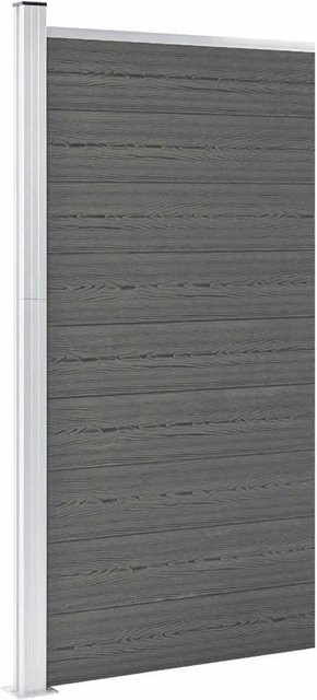 vidaXL Zaunelement aus WPC in Grau, B/H: 95 x 186 cm - Bild 1