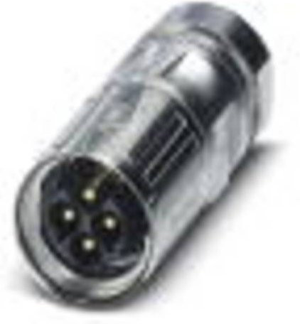 Phoenix Contact 1607700 Rundsteckverbinder in Silber - Bild 1