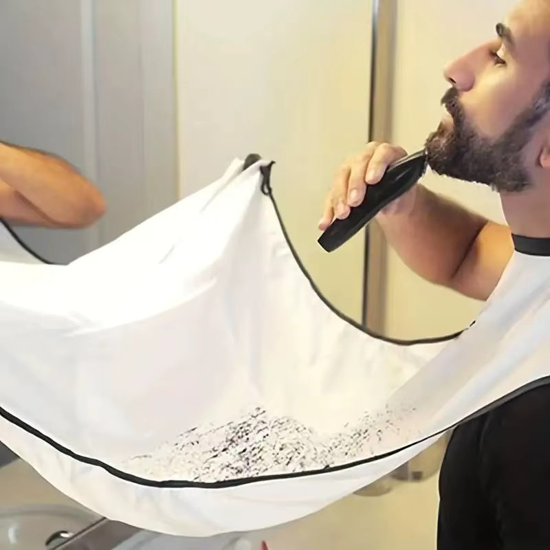AOSITUOMA Bartrasierschürze Reinigungslätzchen für Herren - Bild 5
