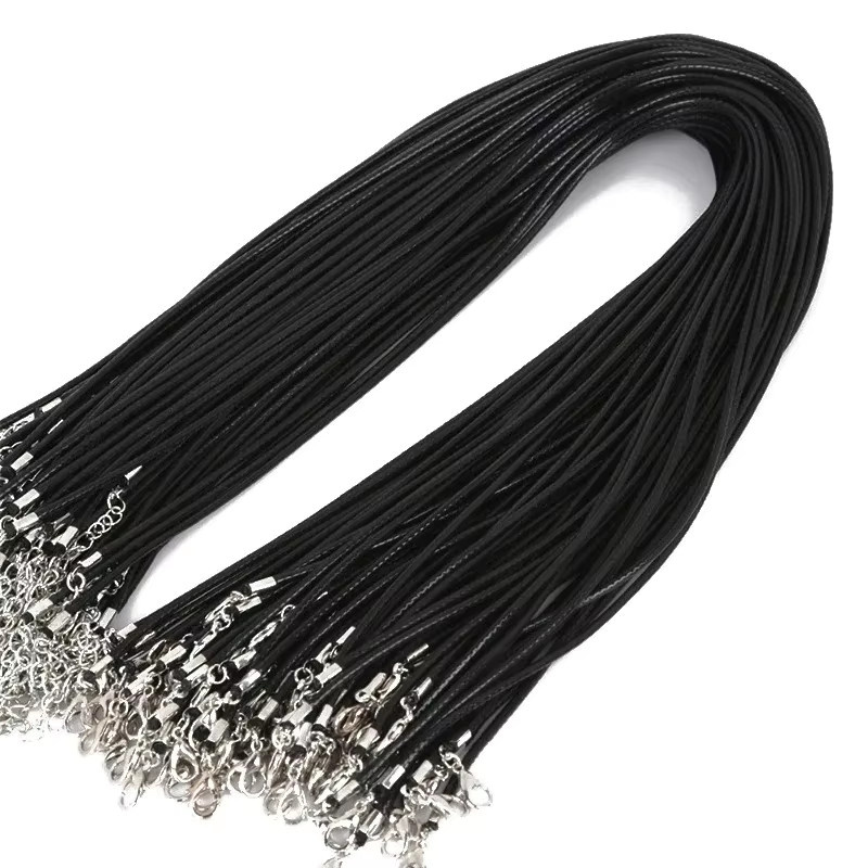 DAIPAN Halskette, Baumwolle Gewachste Schnur, Leder Seil, Unisex - Bild 2