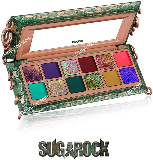 Sugarock Lidschatten-Palette, 12 Farben, Matt, Puder, Unisex - Bild 1