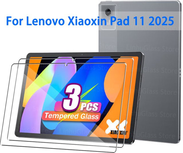 Displayschutzfolie aus gehärtetem Glas für Lenovo Xiaoxin Pad 11 2025 (11 Zoll), transparent, bruchsicher und kratzfest - Bild 1