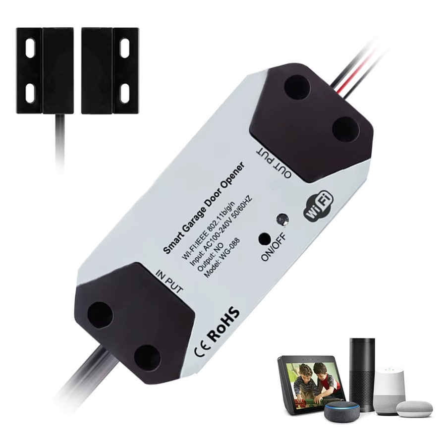 Tuya Zigbee Smart Home Garagentor-Controller in Weiß mit App-Fernbedienung und Sprachsteuerung für Alexa und Google Home - Bild 2