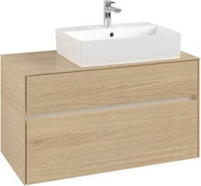V&B Waschtischunterschrank Collaro mit LED-Beleuchtung, B/T/H: 100 x 54,8 x 50 cm - Bild 1