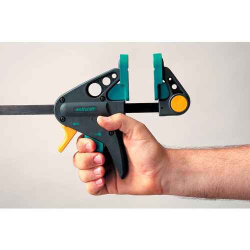 Wolfcraft Multi Fix Einhandzwinge aus Kunststoff in Multicolour, Länge: 34 cm - Bild 3