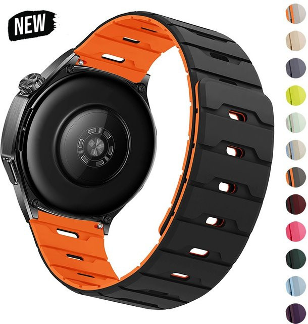 CAOWTAN Uhrenarmband Silikon, Weiß, Unisex - Bild 1
