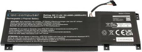 IPC-Computer Notebook-Akku S9N-0B3A2E0-AQ2 REPLACE in Schwarz mit 4600 mAh und 11.40V - Bild 1