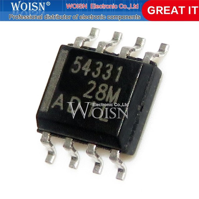 10 Stück Chipsatz TPS54331DR in Schwarz (SOP-8) - Bild 1
