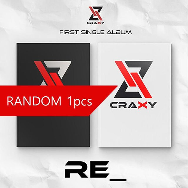 CRAXY 1. Single-Album RE_RANDOM in Rot - Bild 1