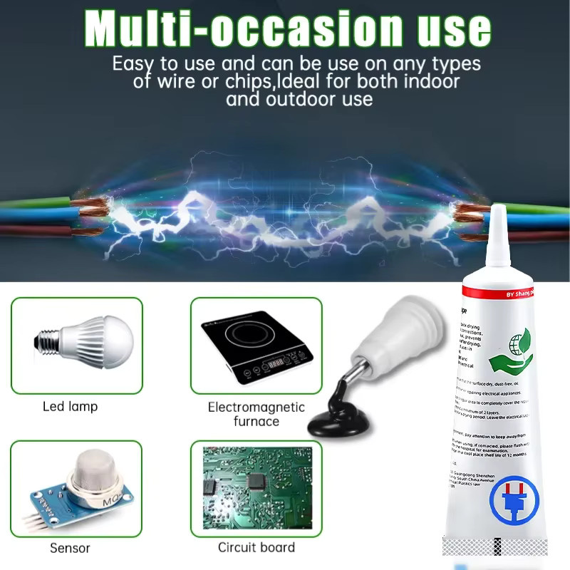 ALIQI Flüssiges Isolierband wasserdichtes Dichtmittel für Kabel und Drähte 15 bis 300 ml - Bild 5