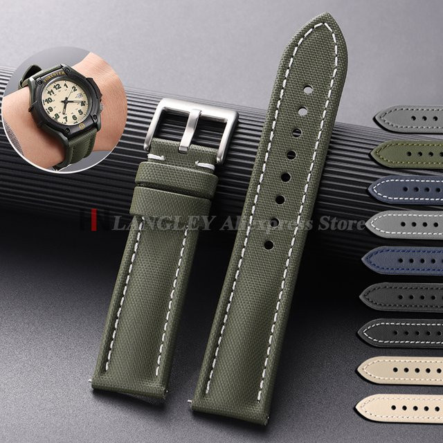 langley Uhrenarmband Nylon, Textil/NATO, 18 mm, 19 mm, 20 mm, 21 mm, 22 mm - Bild 1