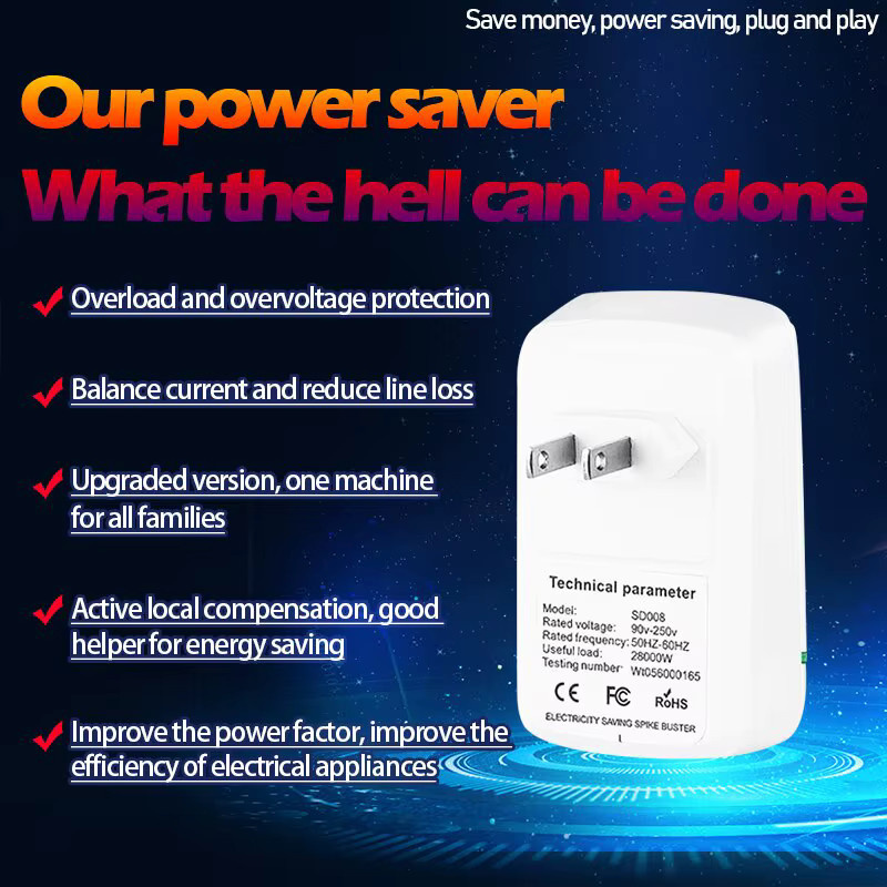 WASHWOW Steckdosenadapter energiesparender Reiseadapter für USA und Europa in Grün und Weiß - Bild 1