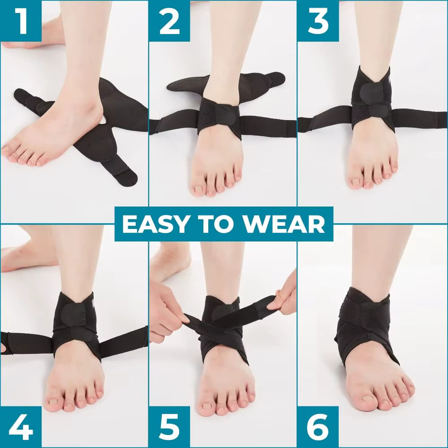 Bodyprox Knöchelstütze, atmungsaktive Neopren-Bandage - Bild 3