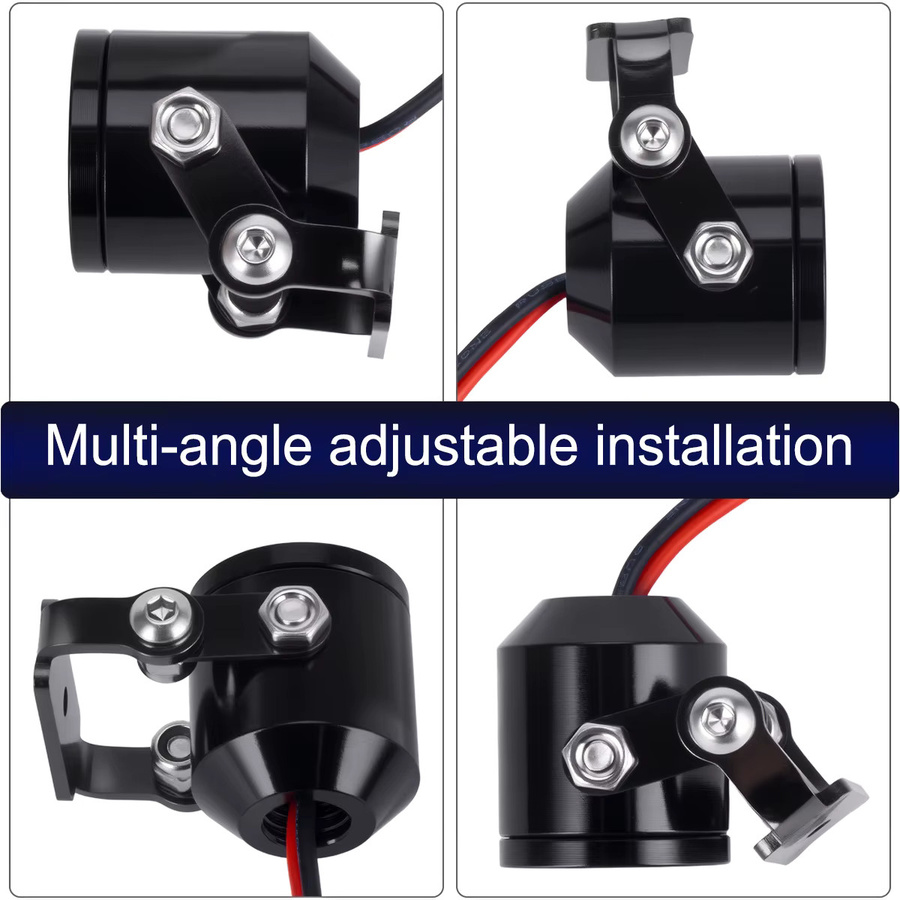 MALOM RC LED-Licht Scheinwerfer mit Halterung, 2-teiliges Set, 1:10, Zubehör - Bild 5