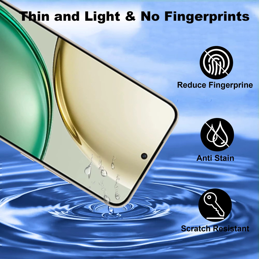 Honor Displayschutzfolie aus gehärtetem Glas für Magic8 Lite 6,79 Zoll, transparent, HD 9H, kratzfest - Bild 6