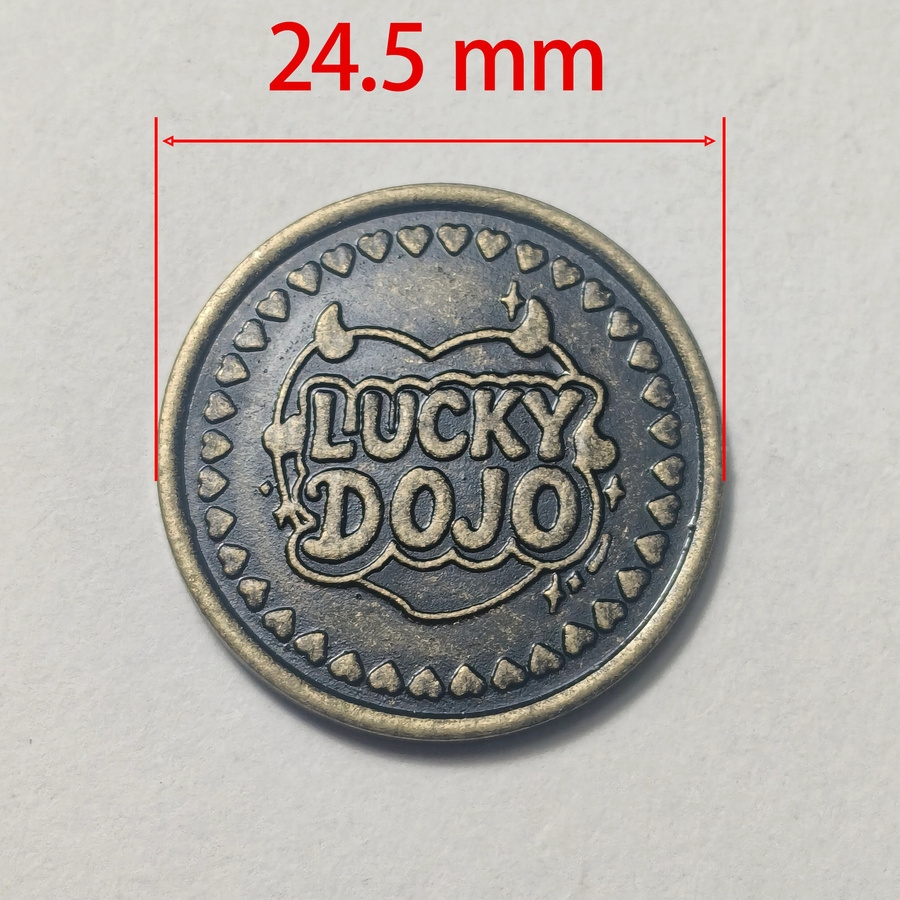 KFDER Arcade-Spielmarken, 100 Stück, Edelstahl/Verbundmaterial, Kronen-Token - Bild 3