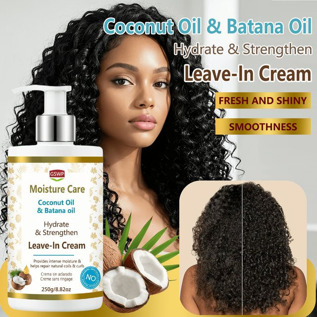 GSWP Kokosnuss Locken-Definiercreme, 500g, für lockiges Haar - Bild 1