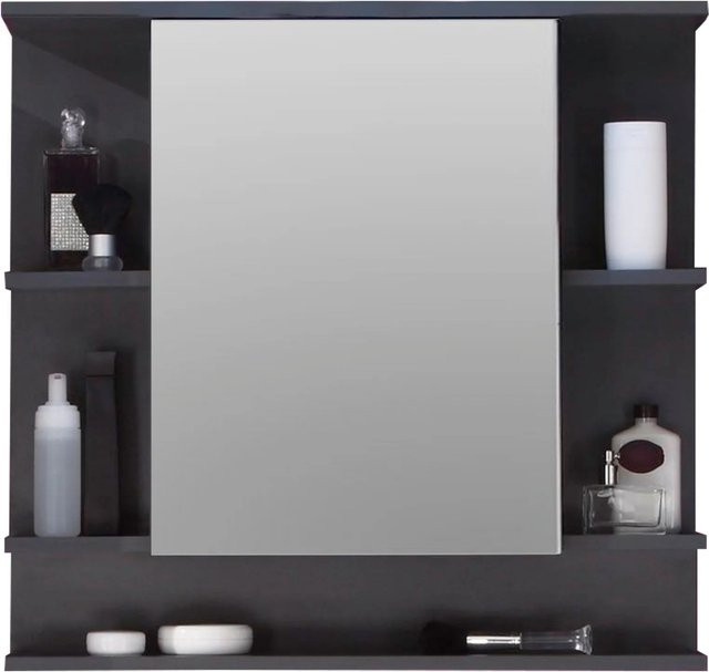 Spiegelschrank Trendteam TetisBad in Grau Graphit matt, Breite: 72 cm - Bild 1